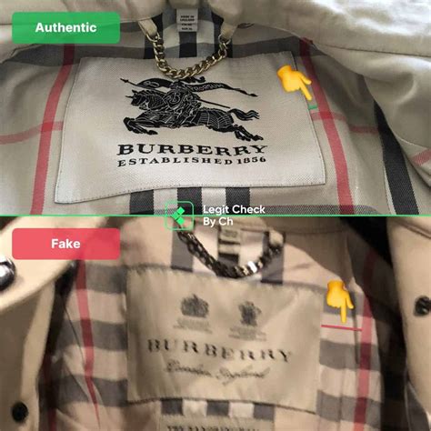 burberry brit jacket real vs fake